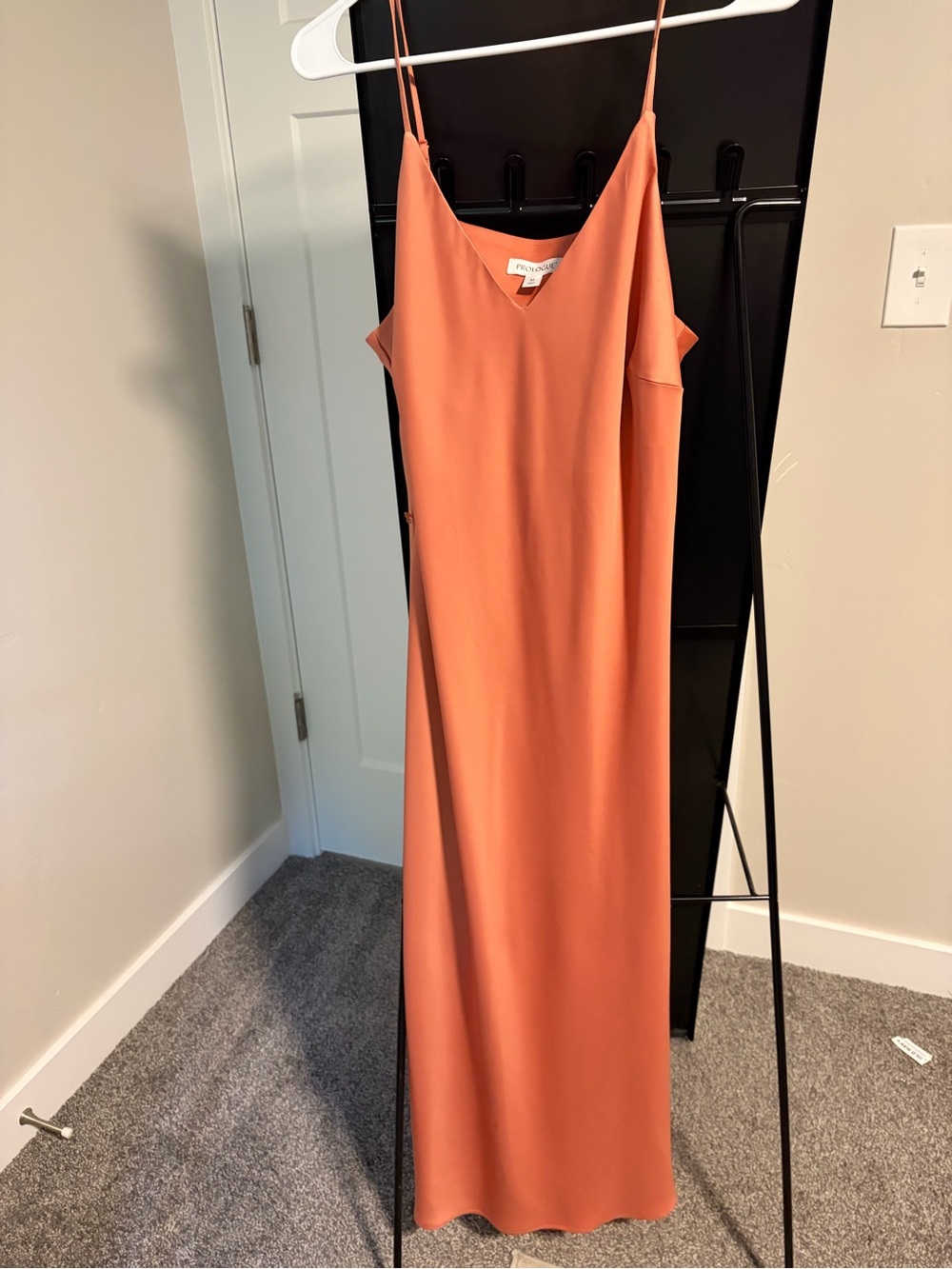 Prologue Slip Maxi Dress in Terracotta
